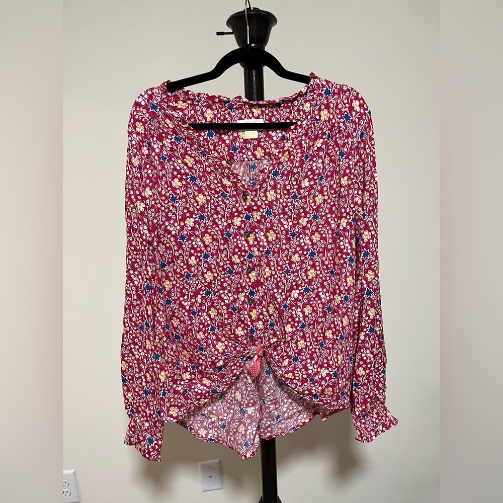 Size 16 Anthropologie Maeve Button Down Shirt